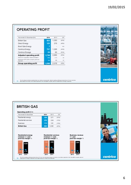 CENTRICA PLC PRELIMINARY RESULTS – Centrica Plc – slide 5