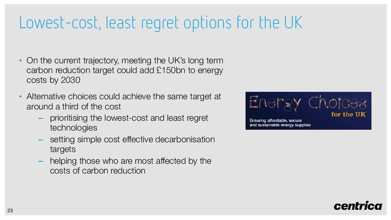 Interim Results – Centrica Plc – slide 22