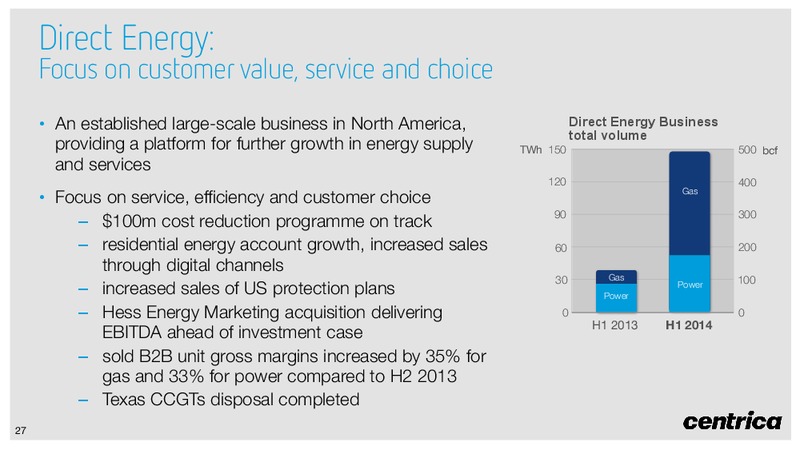 Interim Results – Centrica Plc – slide 26