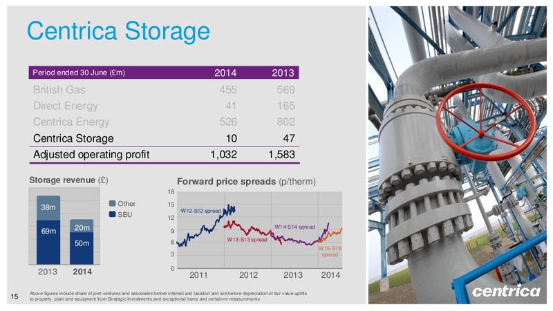 Q2 2014 EARNINGS CALL – Centrica Plc – slide 14