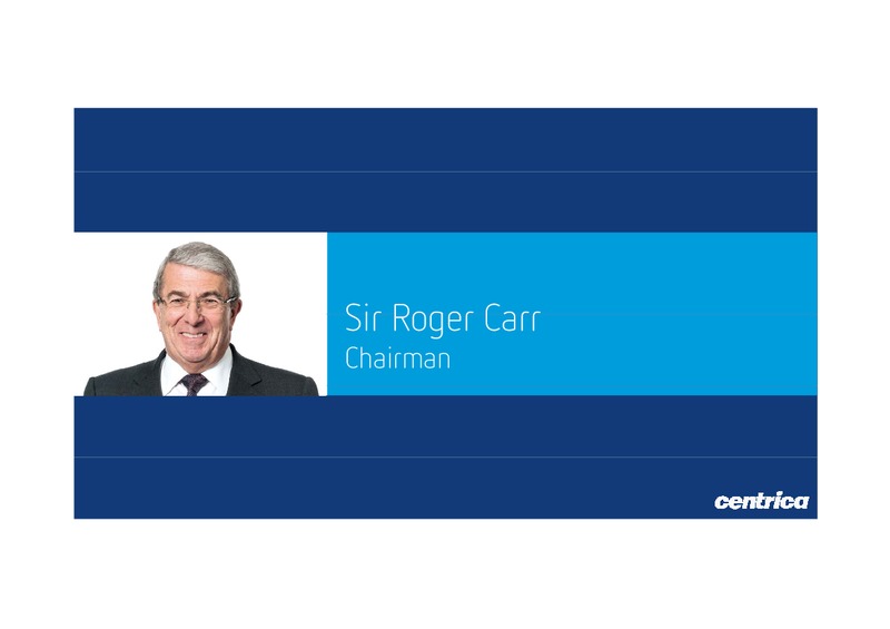 2012 EARNINGS CALL – Centrica Plc – slide 2