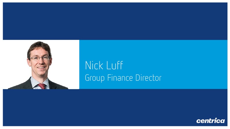 Preliminary Results for the year ended – Centrica Plc – slide 5