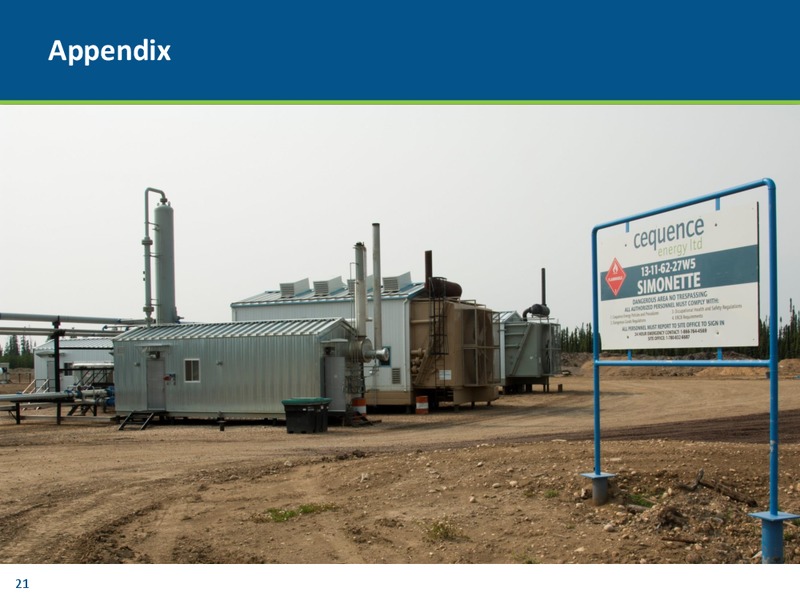 Cequence Energy Ltd – Cequence Energy Ltd. – slide 20