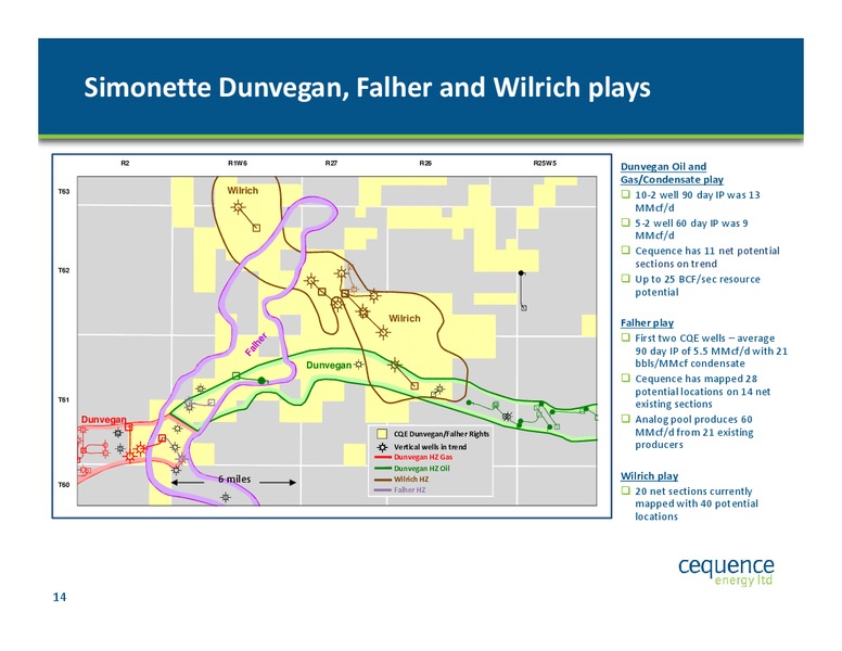 INVESTOR UPDATE – Cequence Energy Ltd. – slide 13