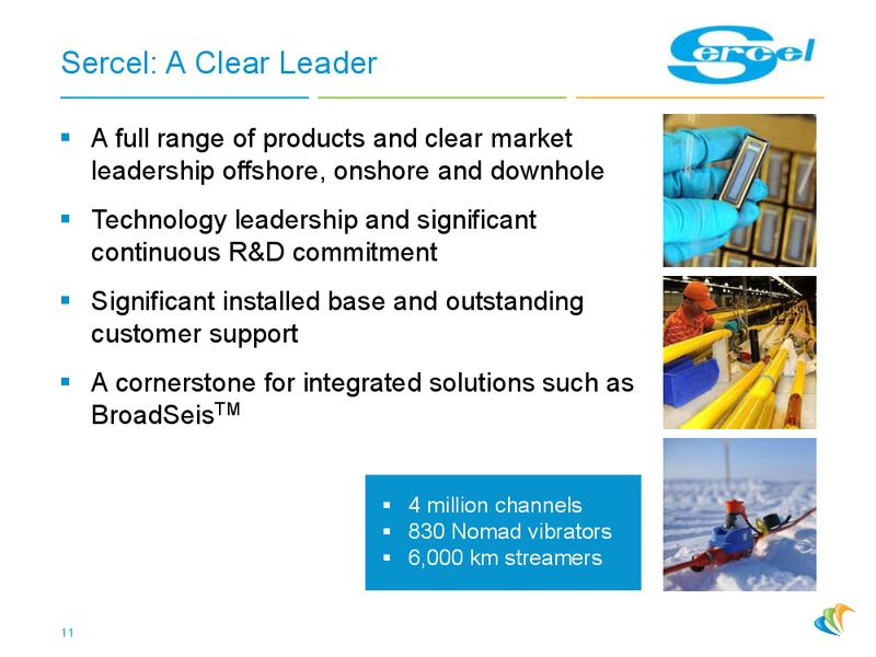 CORPORATE PRESENTATION – CGG – slide 10