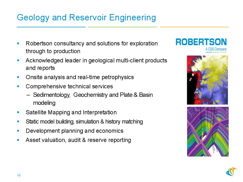 CORPORATE PRESENTATION – CGG – slide 15