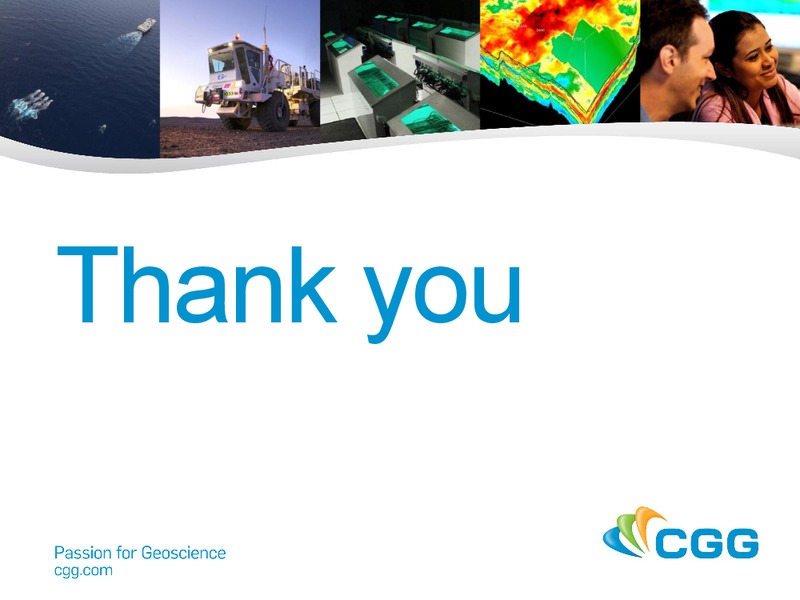 Conference Merrill Lynch – CGG – slide 25