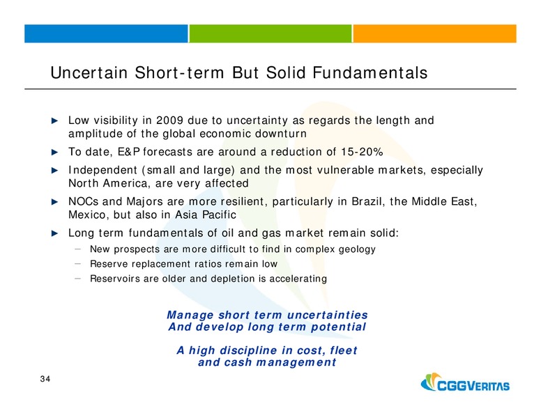 APRIL 2009 ANNUAL GENERAL MEETING – CGG – slide 34