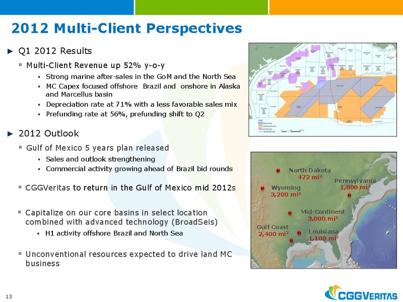 MAY 2012 CORPORATE PRESENTATION – CGG – slide 13