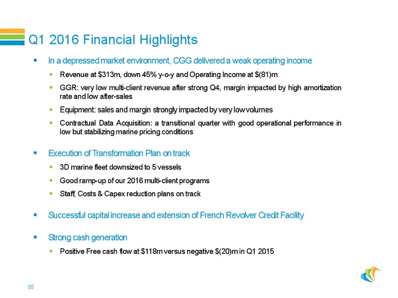 Roadshow Presentation – CGG – slide 34