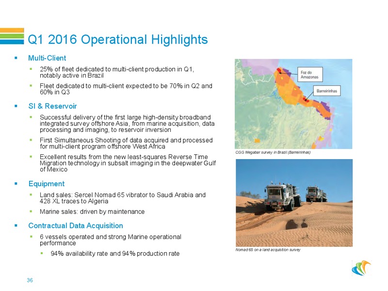 Roadshow Presentation – CGG – slide 35