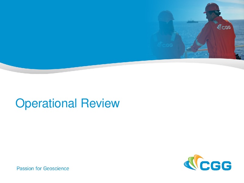Q2 2015 Financial Results – CGG – slide 4