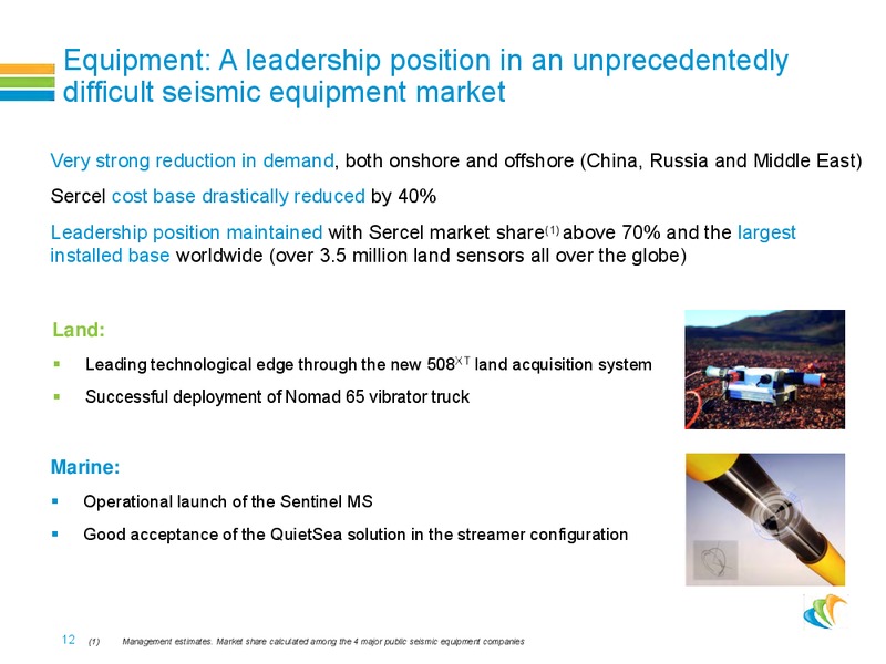 H1 Financial Results – CGG – slide 11