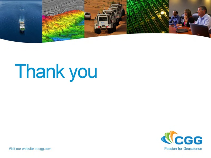 H1 Financial Results – CGG – slide 18