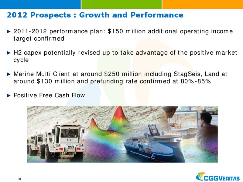 SEPTEMBER 2012 CORPORATE PRESENTATION – CGG – slide 18