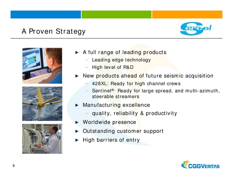 SEPTEMBER 2009 CORPORATE PRESENTATION – CGG – slide 8