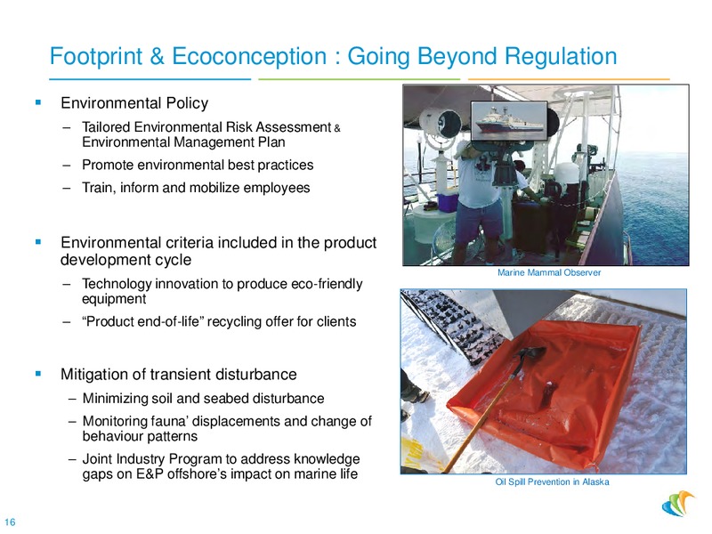 OCTOBER 2013 CORPORATE PRESENTATION – CGG – slide 16