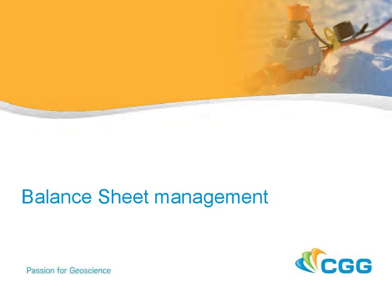 Q3 2014 RESULTS – CGG – slide 10