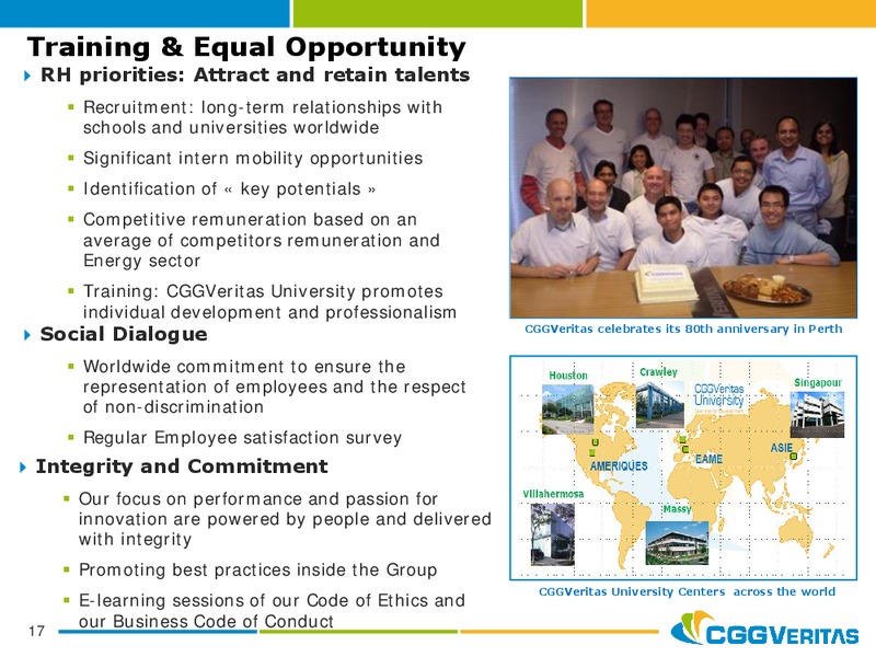 NOVEMBER 2012 CORPORATE PRESENTATION – CGG – slide 17