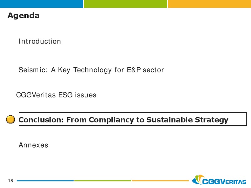 NOVEMBER 2012 CORPORATE PRESENTATION – CGG – slide 18