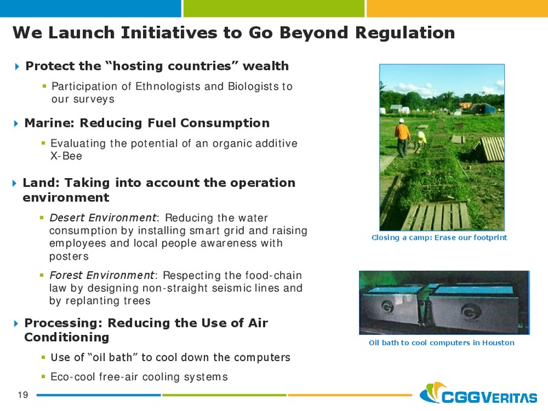 NOVEMBER 2012 CORPORATE PRESENTATION – CGG – slide 19