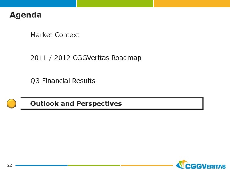 NOVEMBER  DECEMBER 2011 CORPORATE PRESENTATION – CGG – slide 21