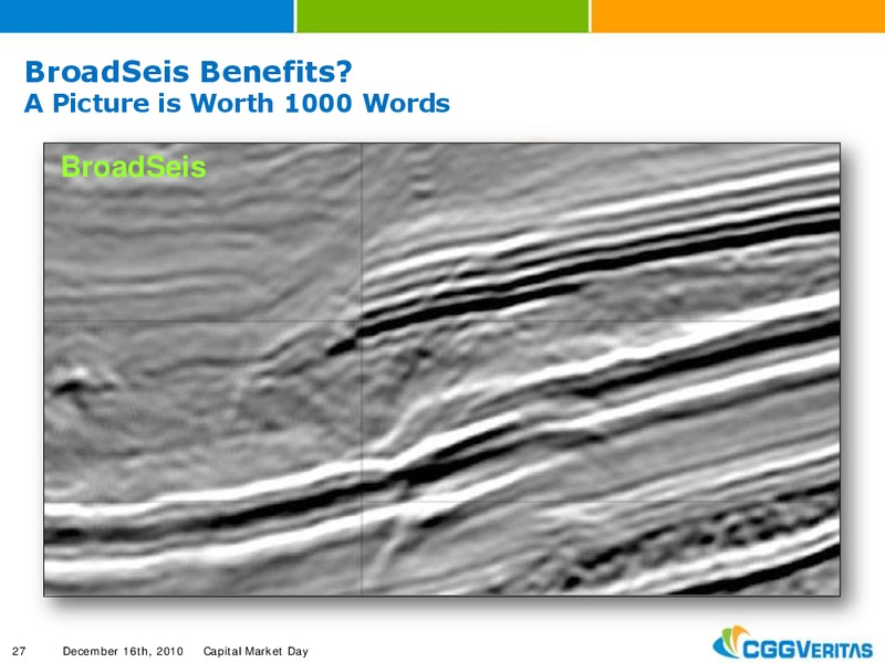 DECEMBER 2010 CAPITAL MARKET DAY – CGG – slide 27
