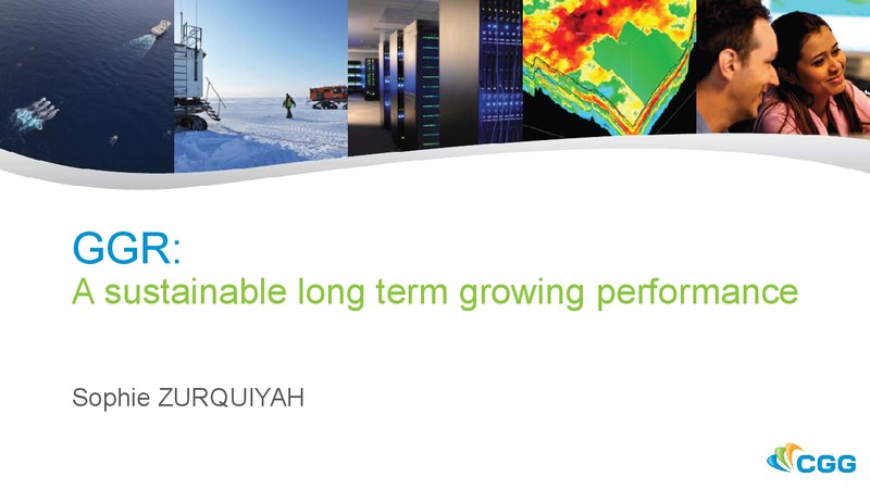 Where is CGG Today – CGG – slide 78