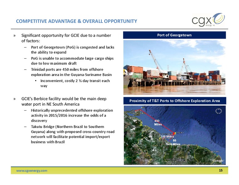 Corporate Presentation – Cgx Energy Inc. – slide 14