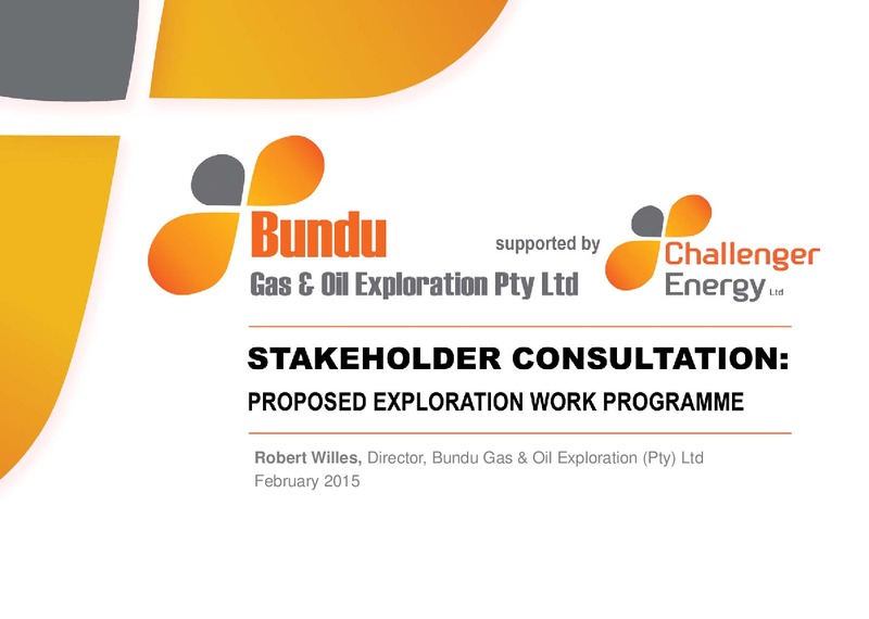 INVESTOR PRESENTATION – Challenger Energy Ltd – slide 1