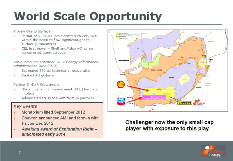 Investor Presentation – Challenger Energy Ltd – slide 6