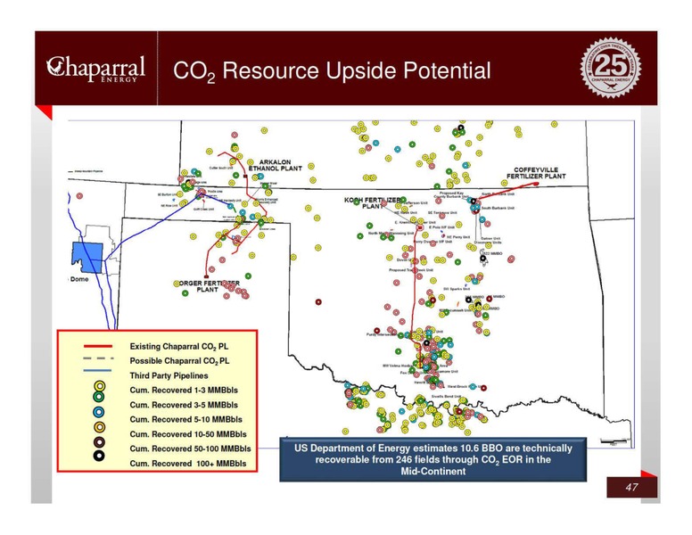 JP MORGAN GLOBAL HIGH YIELD LEVERAGED FINANCE CONFERENCE – Chaparral Energy, Inc – slide 47