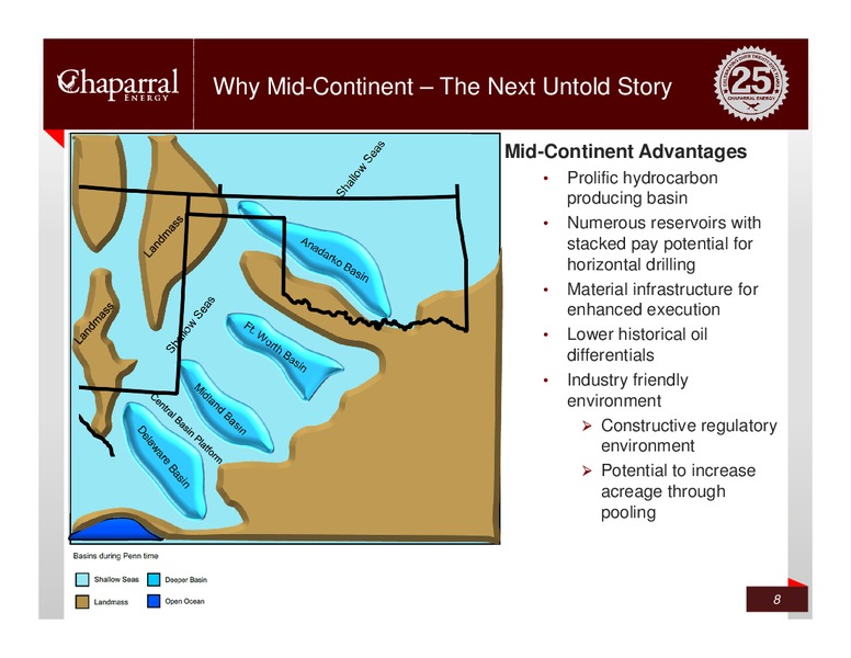 Credit Suisse – Chaparral Energy, Inc – slide 7