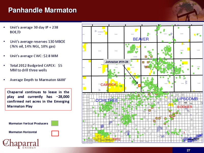 JP Morgan High Yield Conference – Chaparral Energy, Inc – slide 26