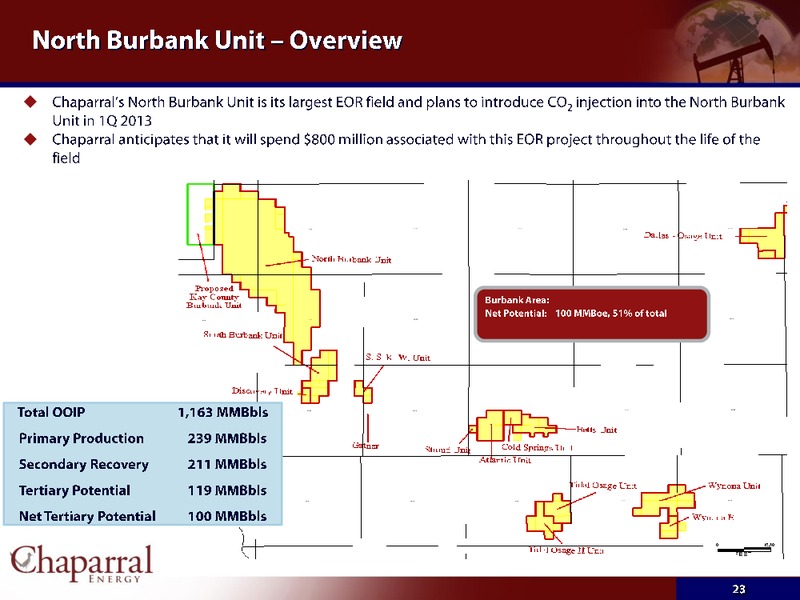 INVESTOR PRESENTATION – Chaparral Energy, Inc – slide 23