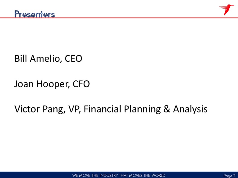 Q3 2012 EARNINGS CALL – CHC Group Ltd – slide 2