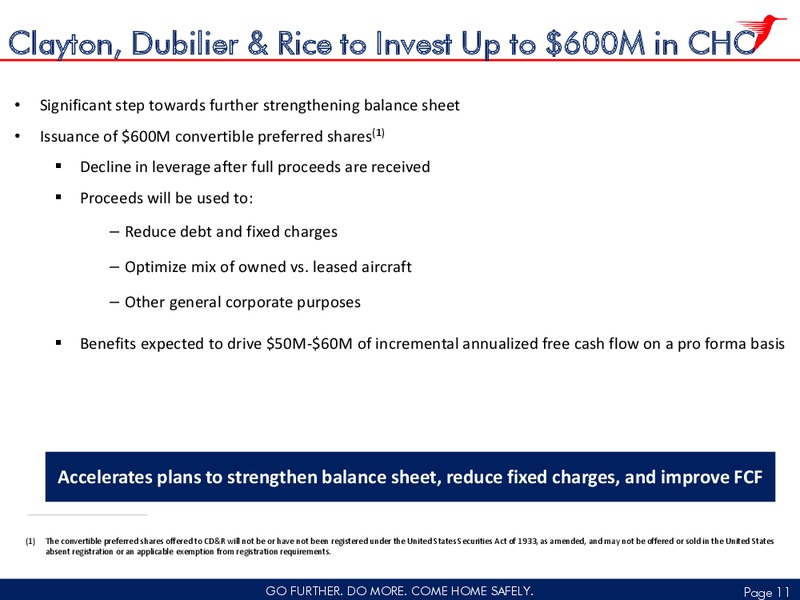 GLOBAL HUNTER SECURITIES 1X1 SERIES – CHC Group Ltd – slide 10