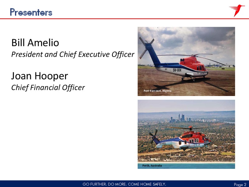 Q2 2015 FISCAL RESULT – CHC Group Ltd – slide 2