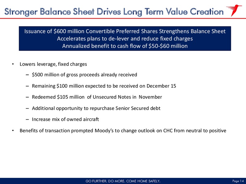 Q2 2015 FISCAL RESULT – CHC Group Ltd – slide 13