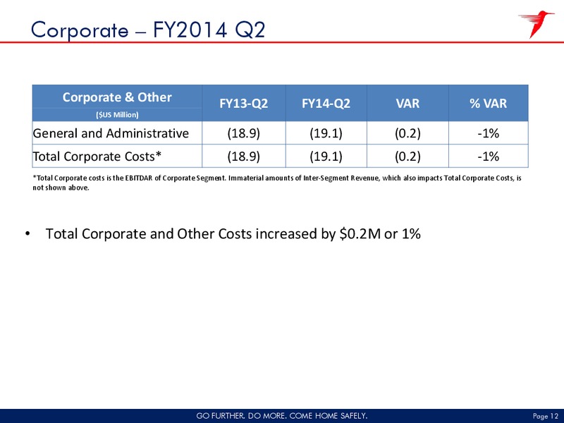 Q2 2014 EARNINGS CALL – CHC Group Ltd – slide 11