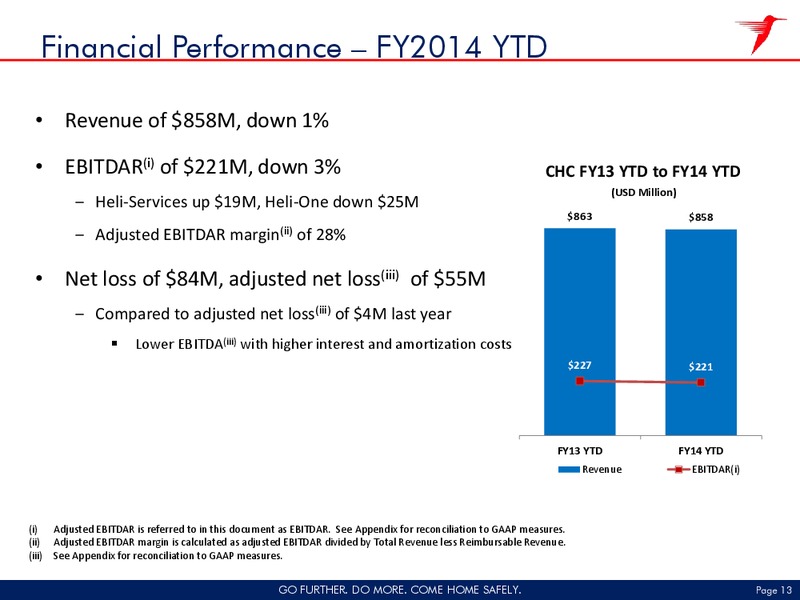 Q2 2014 EARNINGS CALL – CHC Group Ltd – slide 12