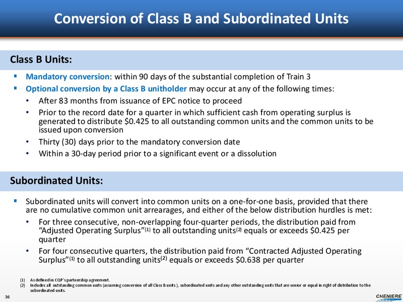 JANUARY 2014 CORPORATE PRESENTATION – Cheniere Energy, Inc. – slide 34