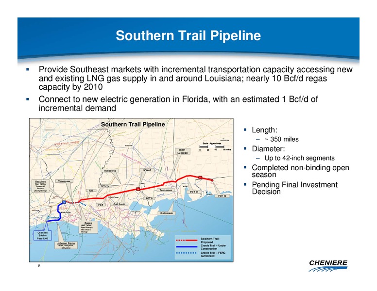 MARCH 2008 CORPORATE PRESENTATION – Cheniere Energy, Inc. – slide 8