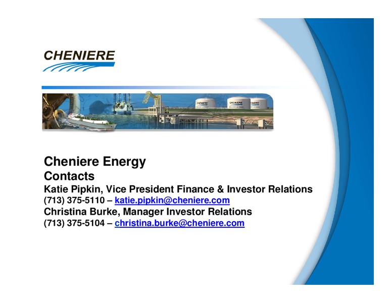 HOWARD WEIL ENERGY CONFERENCE – Cheniere Energy, Inc. – slide 27