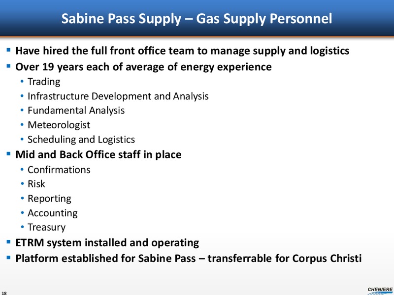 APRIL 2015 INVESTOR DAY – Cheniere Energy, Inc. – slide 61