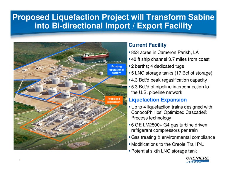 JUNE 2011 CORPORATE PRESENTATION – Cheniere Energy, Inc. – slide 6