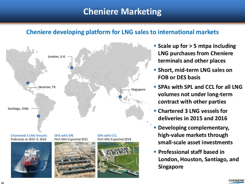 GOLDMAN SACHS GLOBAL ENERGY CONFERENCE – Cheniere Energy Partners Lp. – slide 20