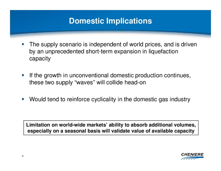 CREDIT SUISSE ENERGY SUMMIT – Cheniere Energy Partners Lp. – slide 8