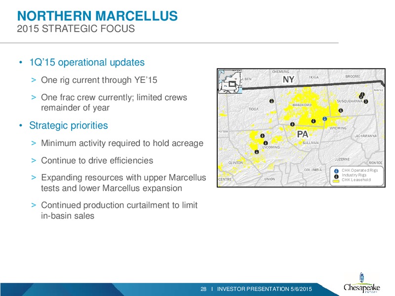 Q1 2015 INVESTOR PRESENTATION – Chesapeake Energy Corp – slide 25
