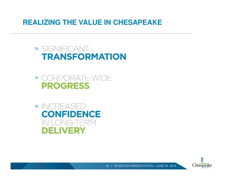 INVESTOR PRESENTATION – Chesapeake Energy Corp – slide 23